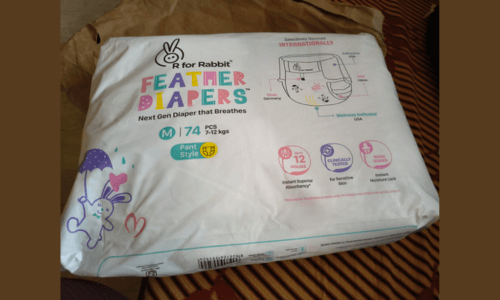 our image of R for Rabbit XL Size Premium Feather Diaper