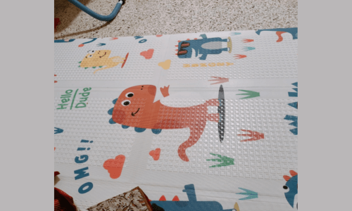 our image of Liltoes Speedy Saurus Double Sided Water Proof Baby Play Mat