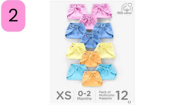 Babyhug 100% Cotton Muslin Nappy