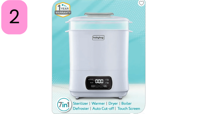 Babyhug 7 in 1 Sterilizer Warmer Cum Dryer