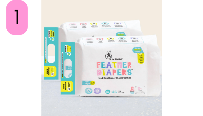 R for Rabbit XL Size Premium Feather Diaper