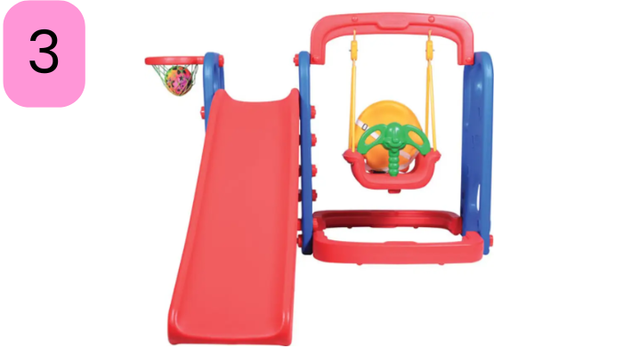PLAYGRO Super Senior Slide Combo Garden Baby Slide Hanging Swing