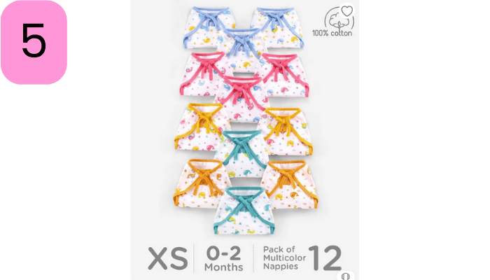 Babyhug Muslin Cloth Nappy Set