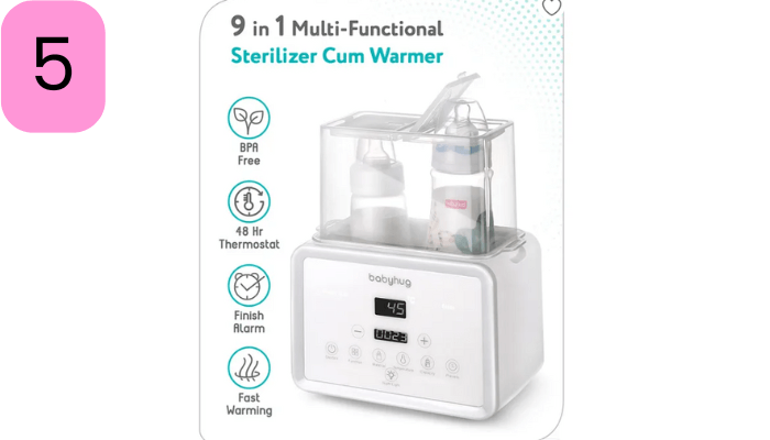 Babyhug 9 in 1 Multipurpose Sterilizer cum Warmer