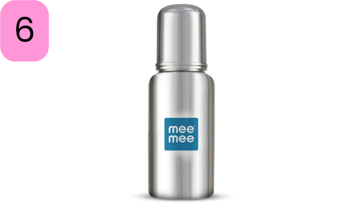 Mee Mee Baby Steel Feeding Bottle