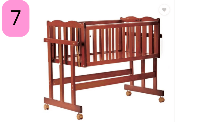 LuvLap C-30 Baby Wooden Cot
