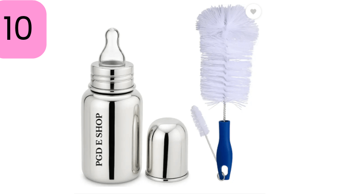 Pappa Regular Stainless Steel Baby Feeding Bottle